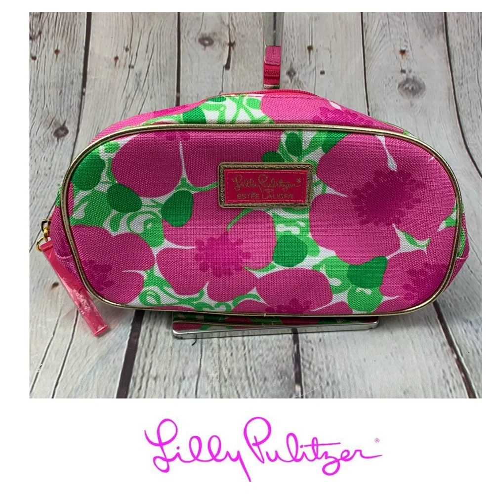 NWOT Lilly Pulitzer Estee Lauder Cosmetic Bag